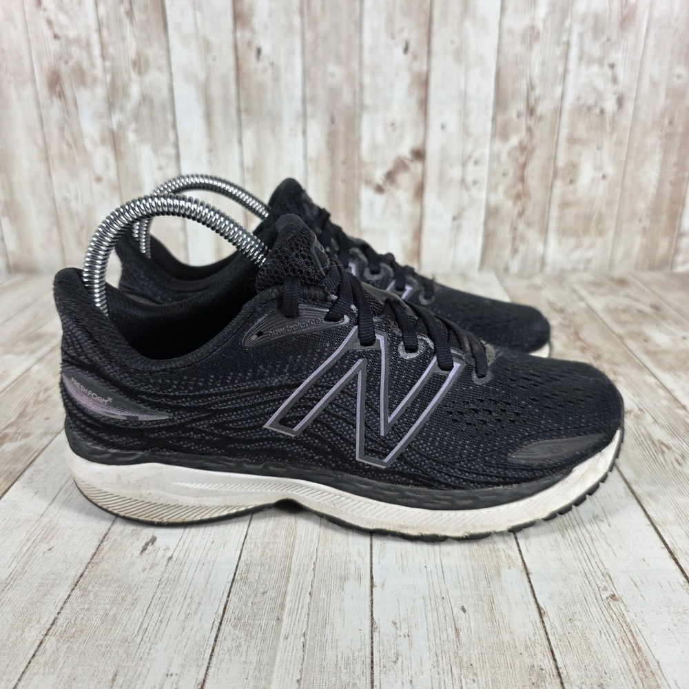 New Balance Fresh Foam 860v12 Women's Running Shoes Black Sneakers Size‎ 7